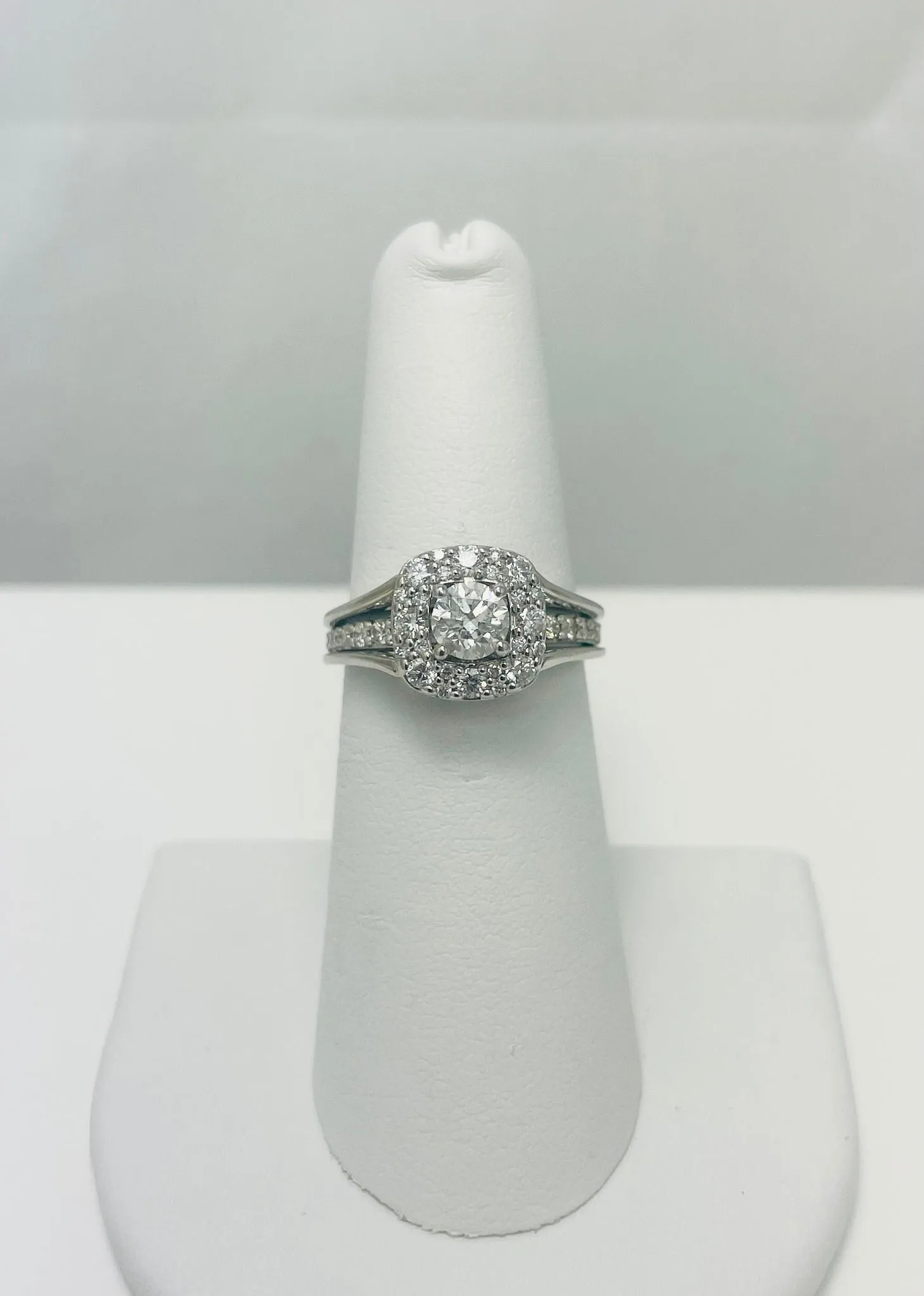 1ctw Natural "My Diamond Story" 14k Gold Engagement Ring