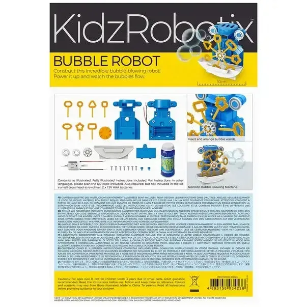 4M Bubble Robot Kidzrobotics Steam Powered  Science Kit