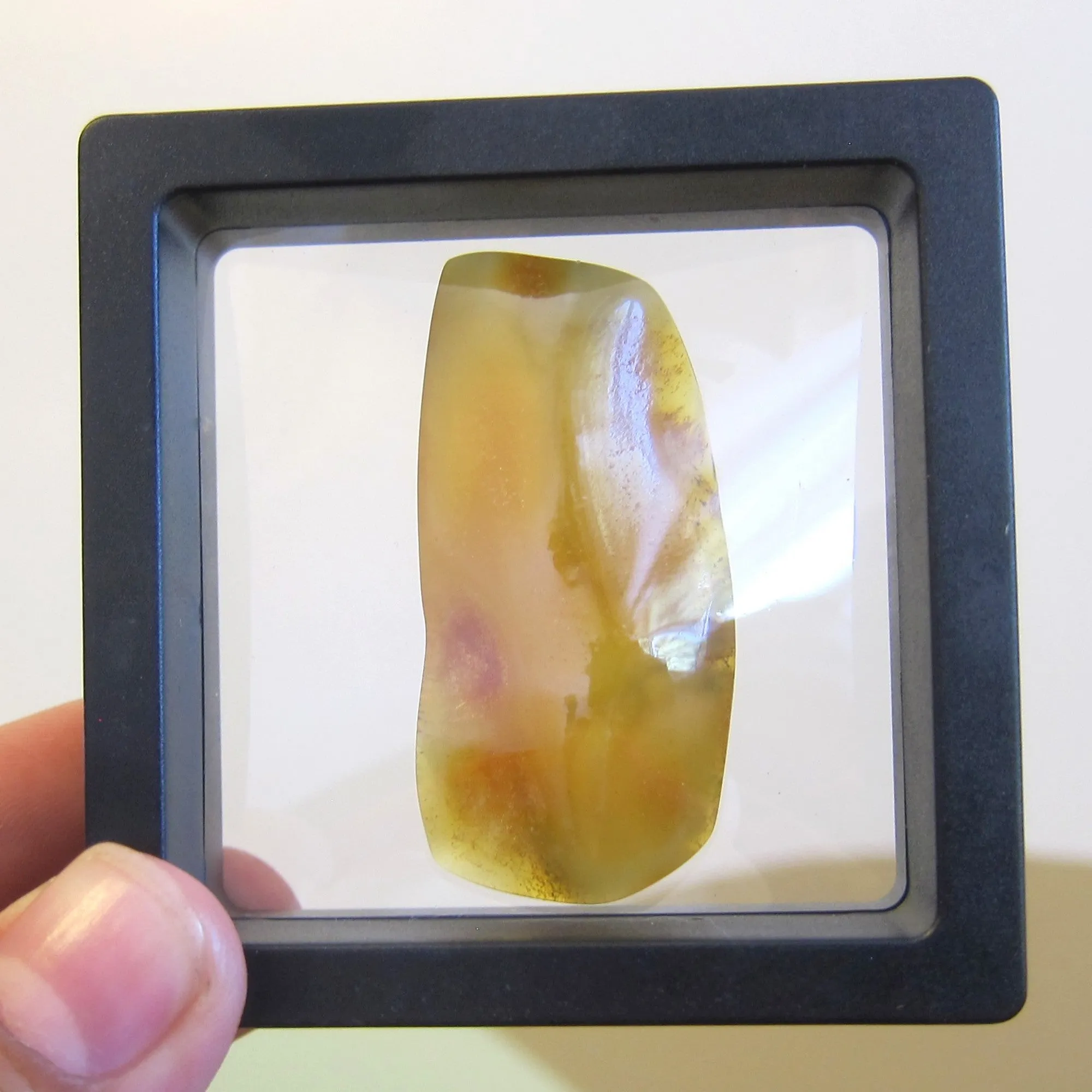 Amber Palm Stone Sunshine in my Life Gem