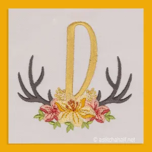 Antler Atelier Monogram Letter D