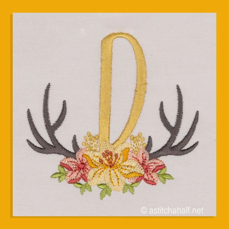Antler Atelier Monogram Letter D