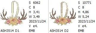 Antler Atelier Monogram Letter D