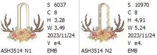 Antler Atelier Monogram Letter N