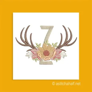 Antler Atelier Monogram Letter Z