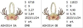 Antler Atelier Monogram Number 0