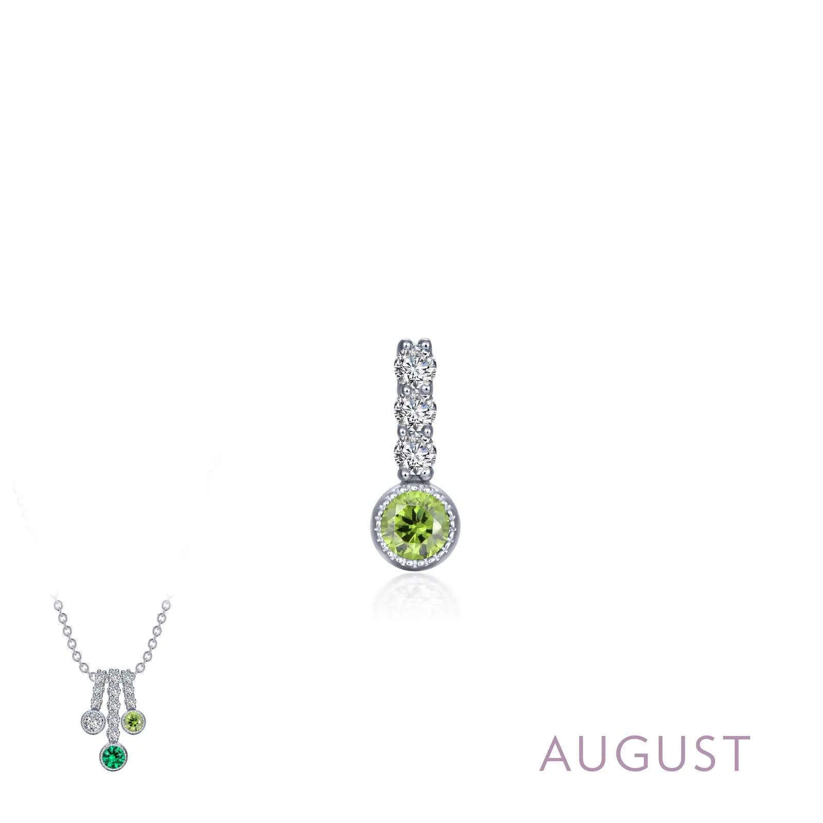 Birthstone Love Pendant | Small