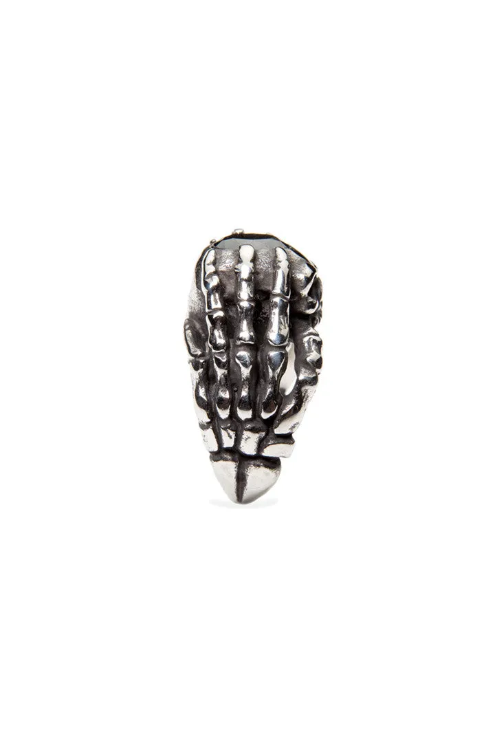 Black Zircon Skull Claws Ring