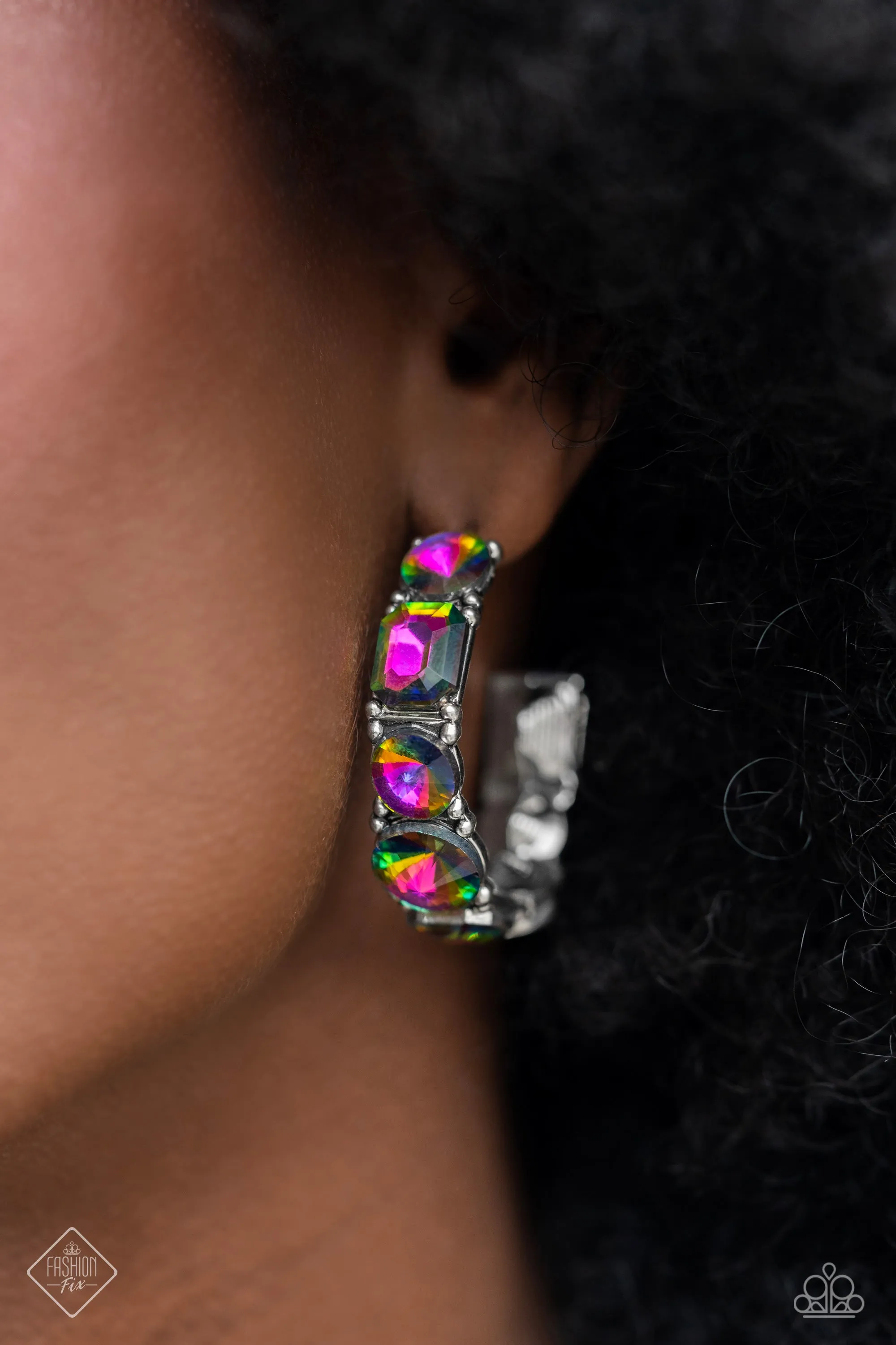 Blazing Bow - Multi Earrings - Paparazzi Accessories