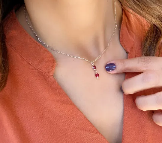Dainty Birthstone Necklace