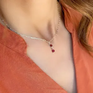 Dainty Birthstone Necklace