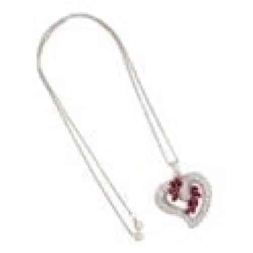 Diamond & Ruby Heart Necklace at Regard Jewelry in Austin, Texas