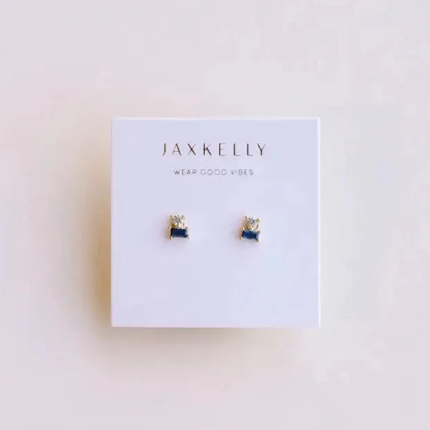 Double Stud Stack Earring