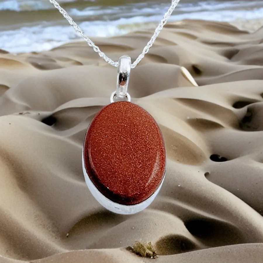 Goldstone - Necklace