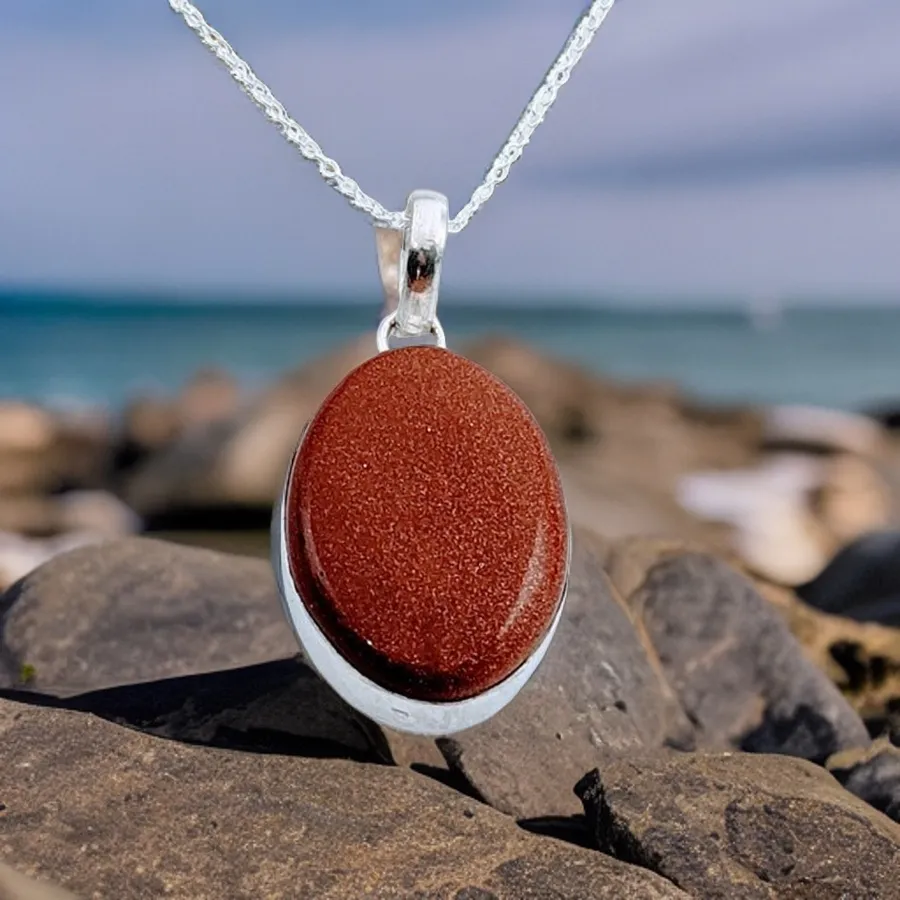 Goldstone - Necklace
