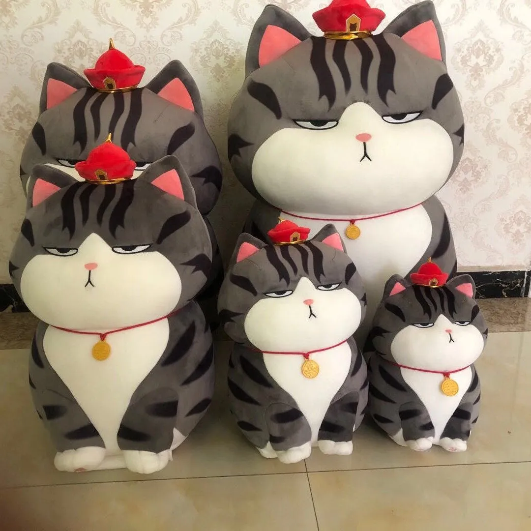Kawaii Majestic Emperor Cat Plushie