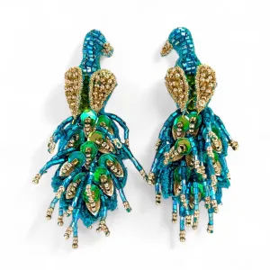 Mor Bagh Earrings - Green