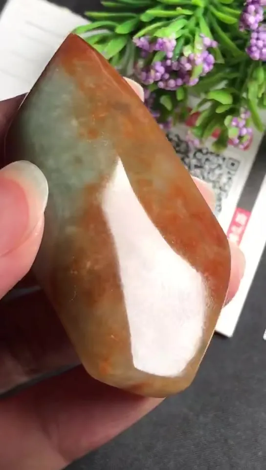 Natural Jade Rough Jadeite Raw (52g,6.4x2.9x1.2cm)-V1027