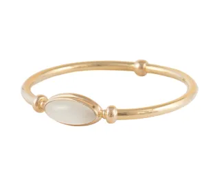 Navette Moonstone Bracelet