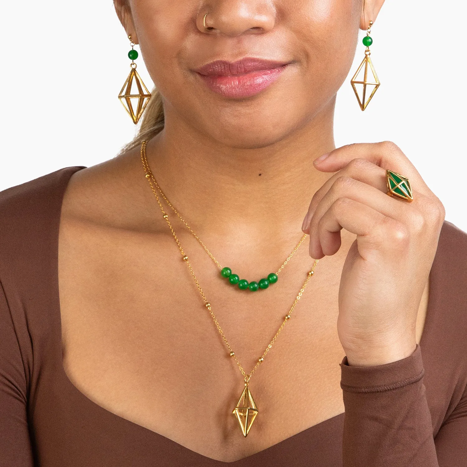 Plumbob Statement Ring