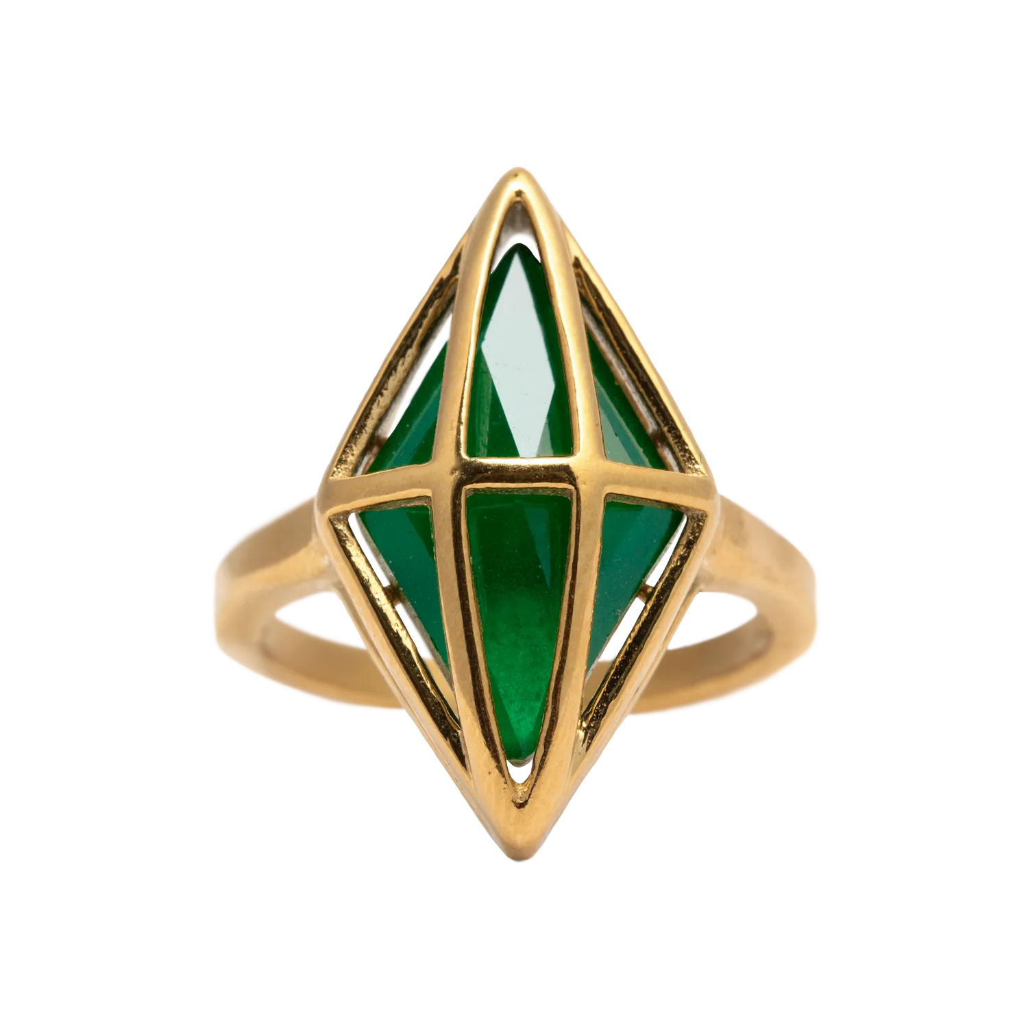 Plumbob Statement Ring