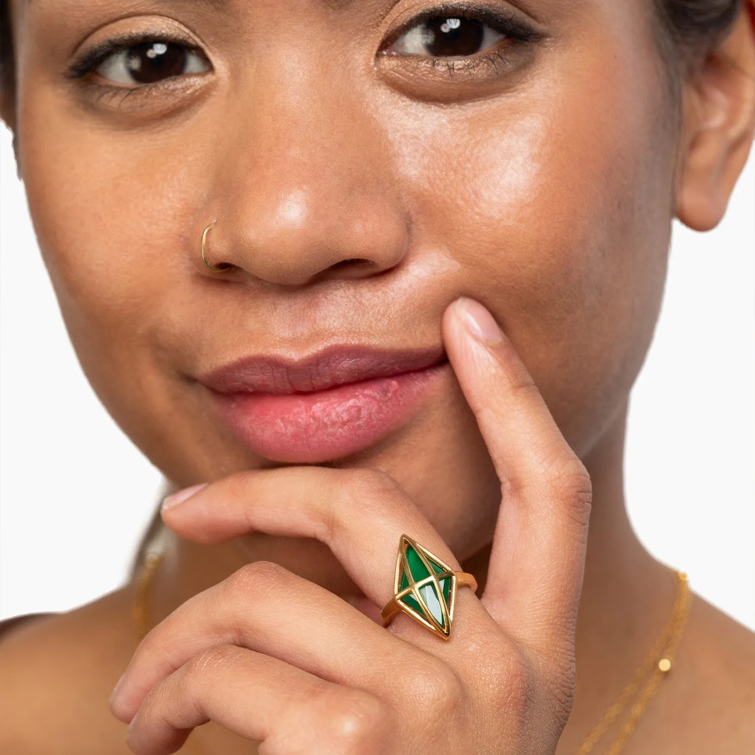 Plumbob Statement Ring