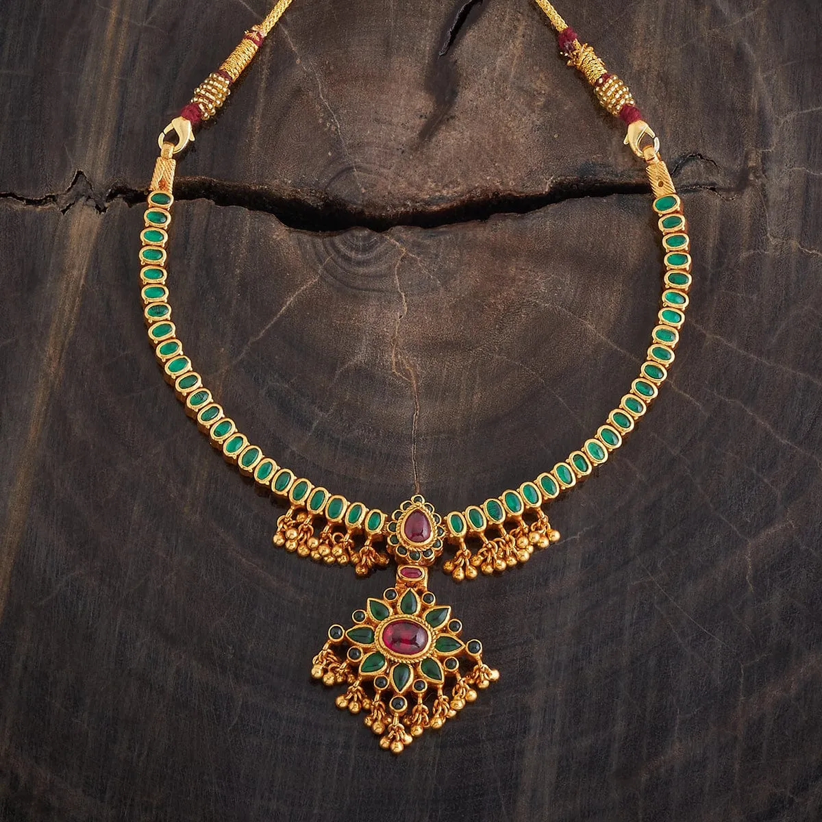 Reversible 92.5 Silver Temple Necklace 177347