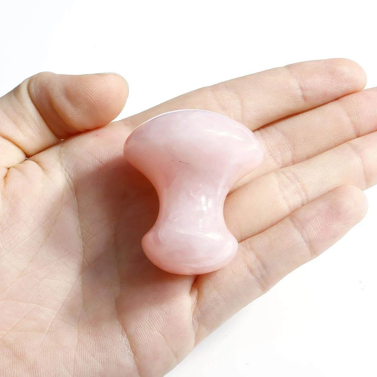 Rose Quartz Jade Roller Gua Sha Scraping Massage Tools Set | Jovivi