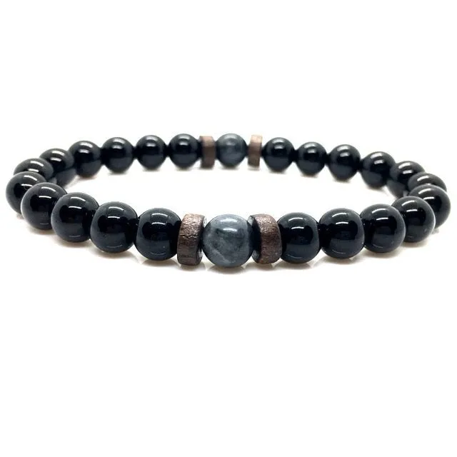 Save Ocean Animals Jewelry | Moonstone Bead Tibetan Bracelet