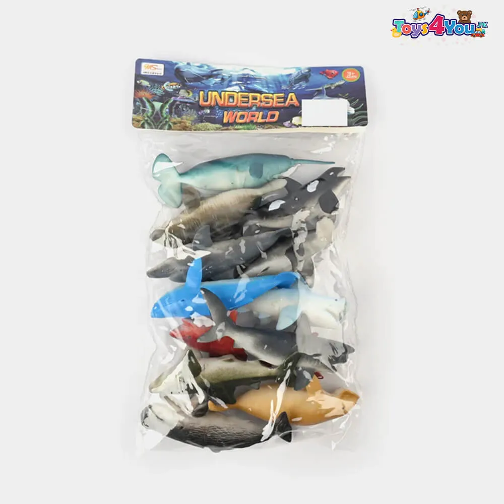 SEA ANIMAL SET TOY - 12PCS