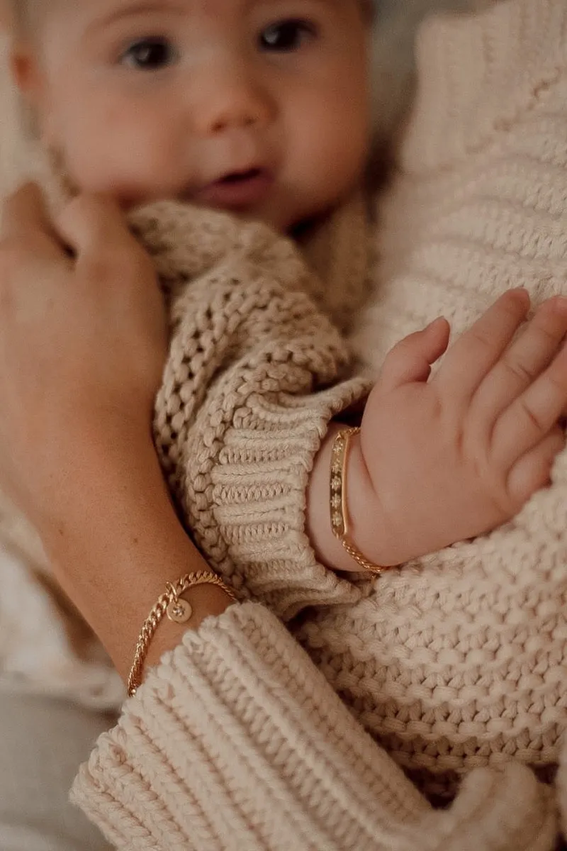 Single Pearl Bracelet - Gold