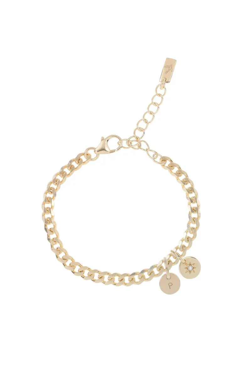 Single Pearl Bracelet - Gold
