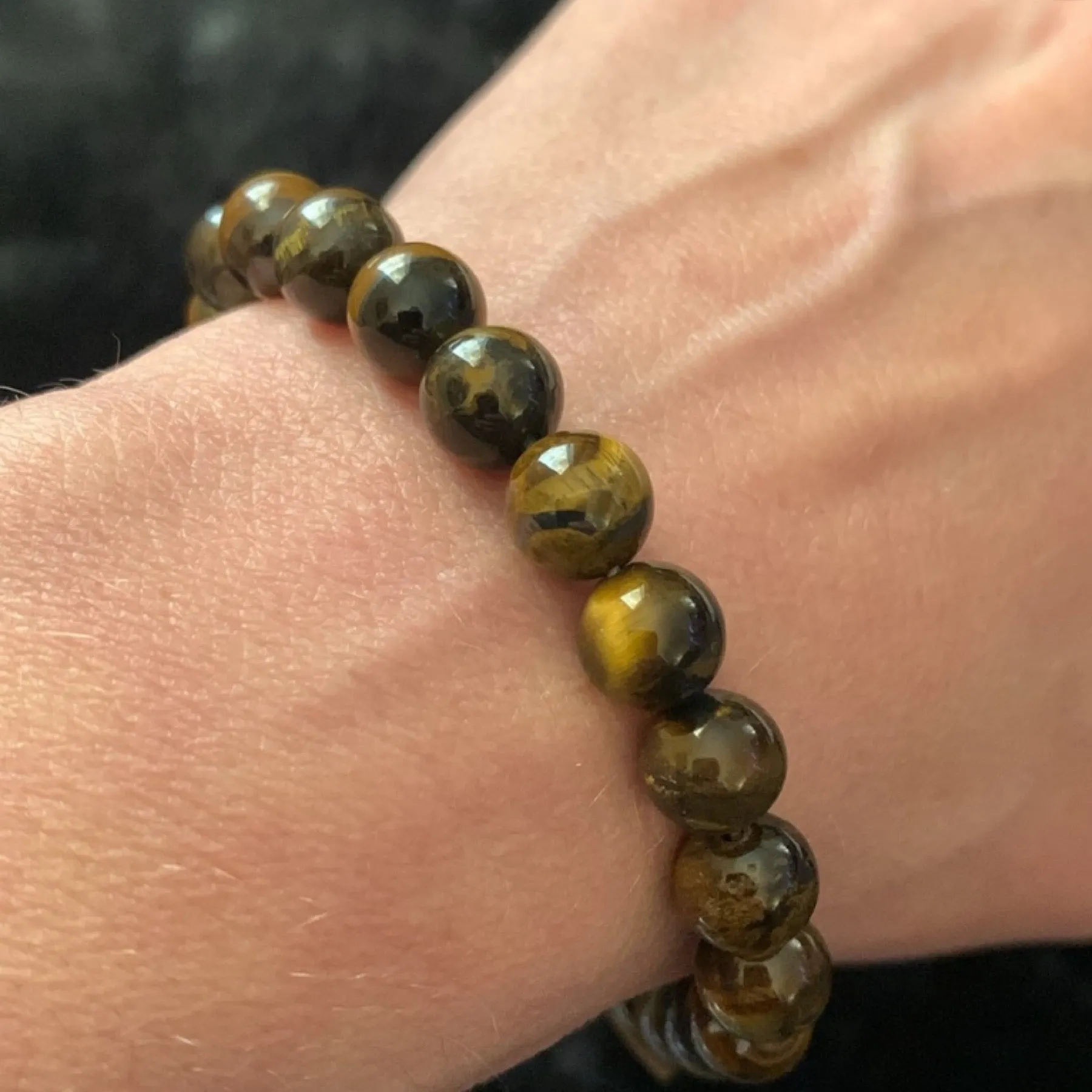 Tigers Eye Beaded Bracelet